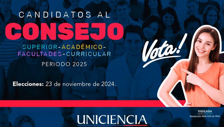 Conoce a los elegidos para representar a la comunidad uniciencista en 2025