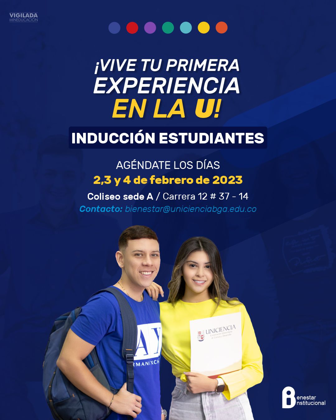 Inducción estudiantes nuevos | UNICIENCIA Bucaramanga