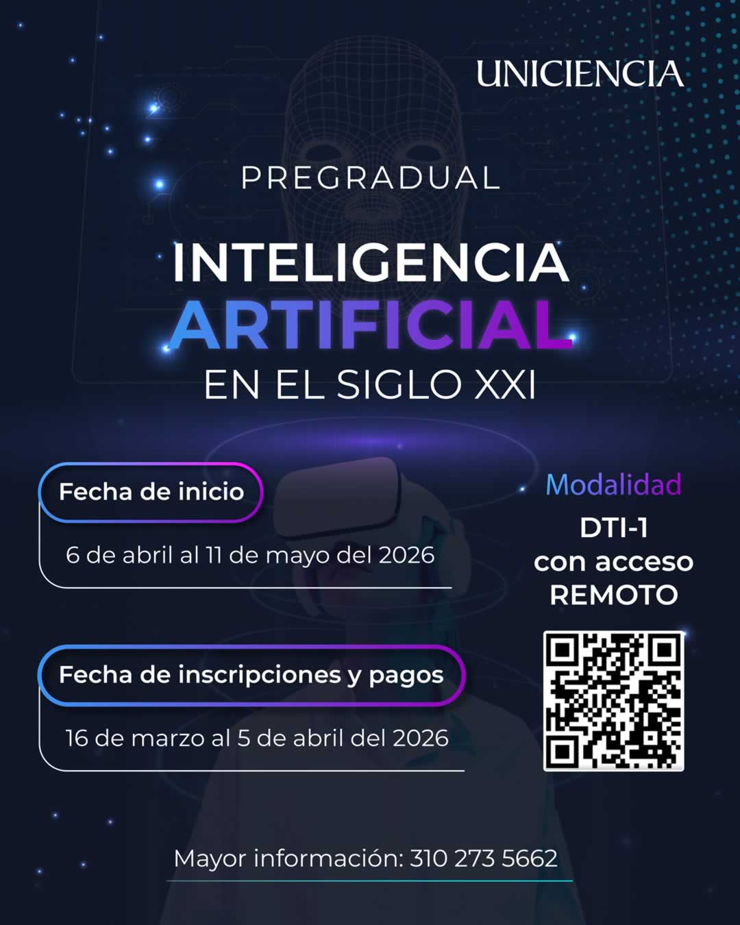 Pregradual Inteligencia Artificial Siglo XXI | UNICIENCIA