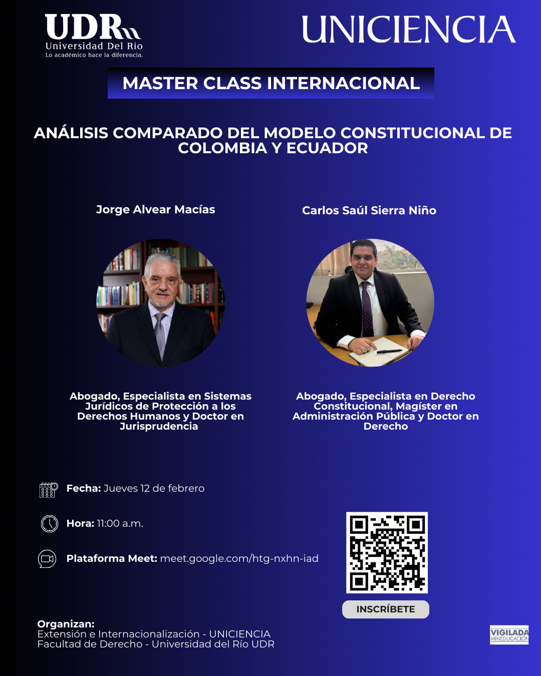 Master Class Internacional 2026 | UNICIENCIA