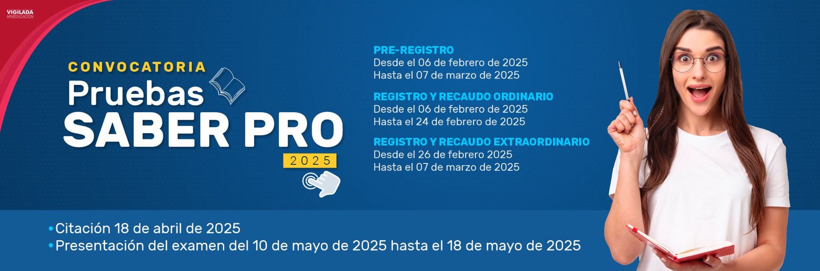 Convocatoria Pruebas Saber Pro 20251 - UNICIENCIA